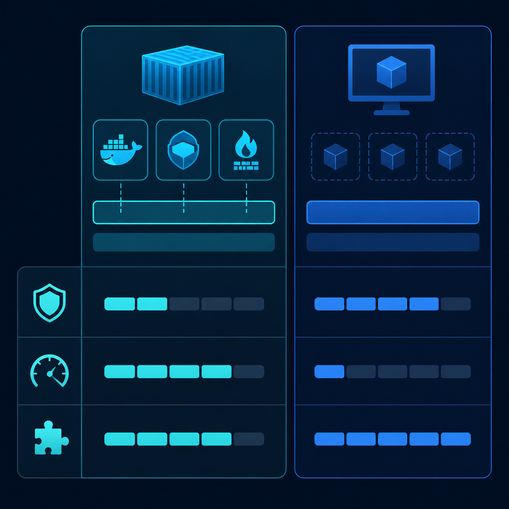 正文插图 1：三种方案不是性能排名。Docker 付出“共享内核与策略治理”的成本；gVisor 付出“ABI 兼容性验证”的成本；MicroVM/Firecracker 付出“模板、快照与生命周期运营”的成本。