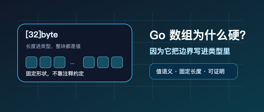 Go 数组的确定形状