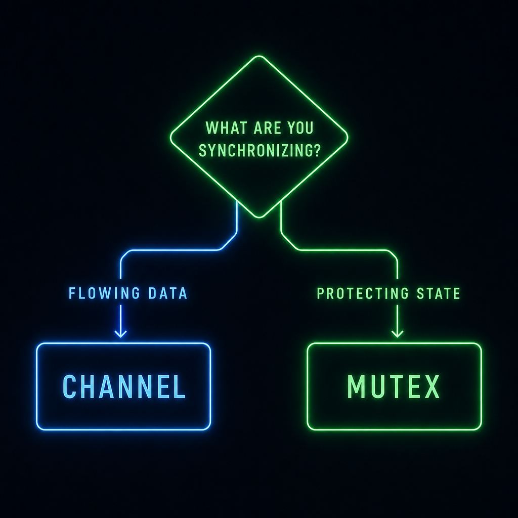 channel vs mutex 决策流程